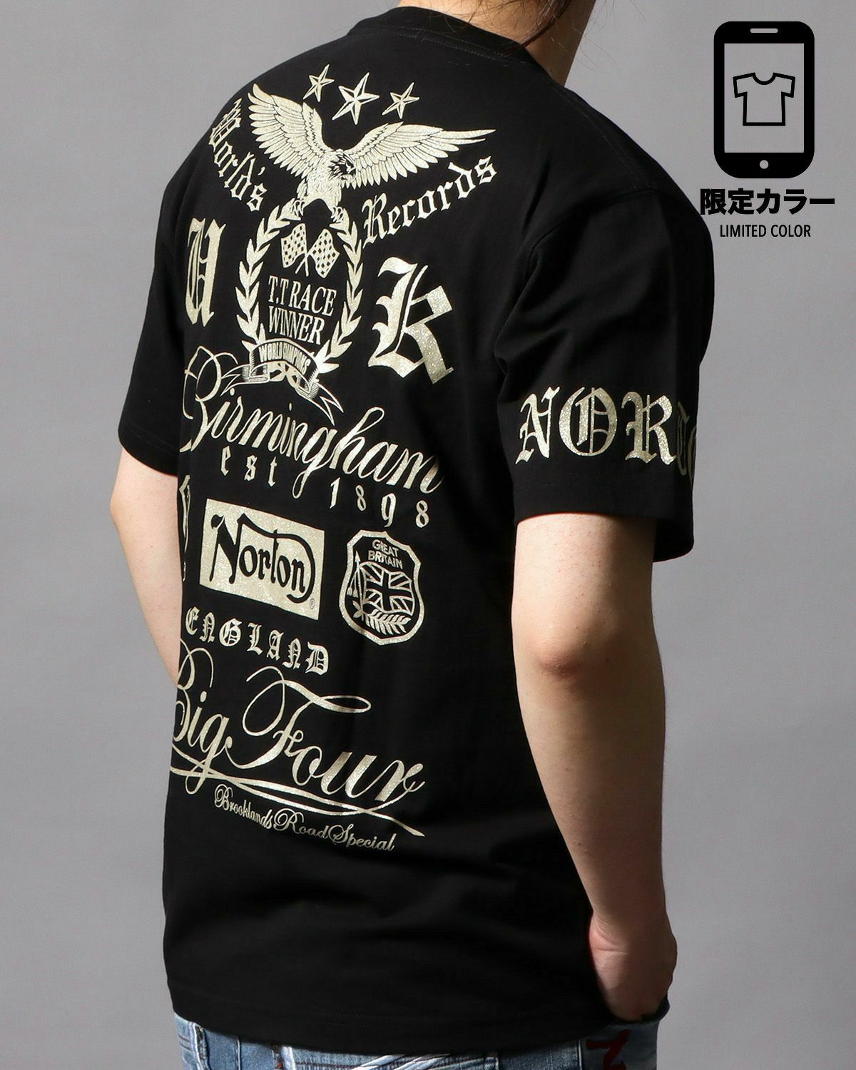 ゴールド：178cm/75kg(Lサイズ着用)