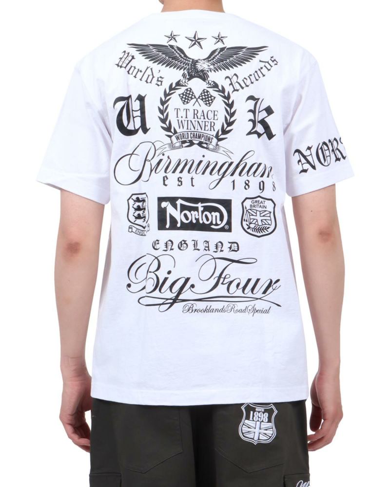 ホワイト：174cm62kg(Lサイズ着用)