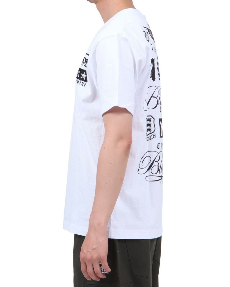 ホワイト：174cm62kg(Lサイズ着用)