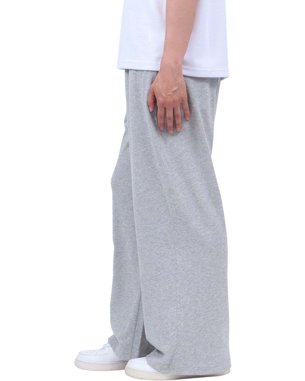 杢グレー：174cm62kg(Mサイズ着用)