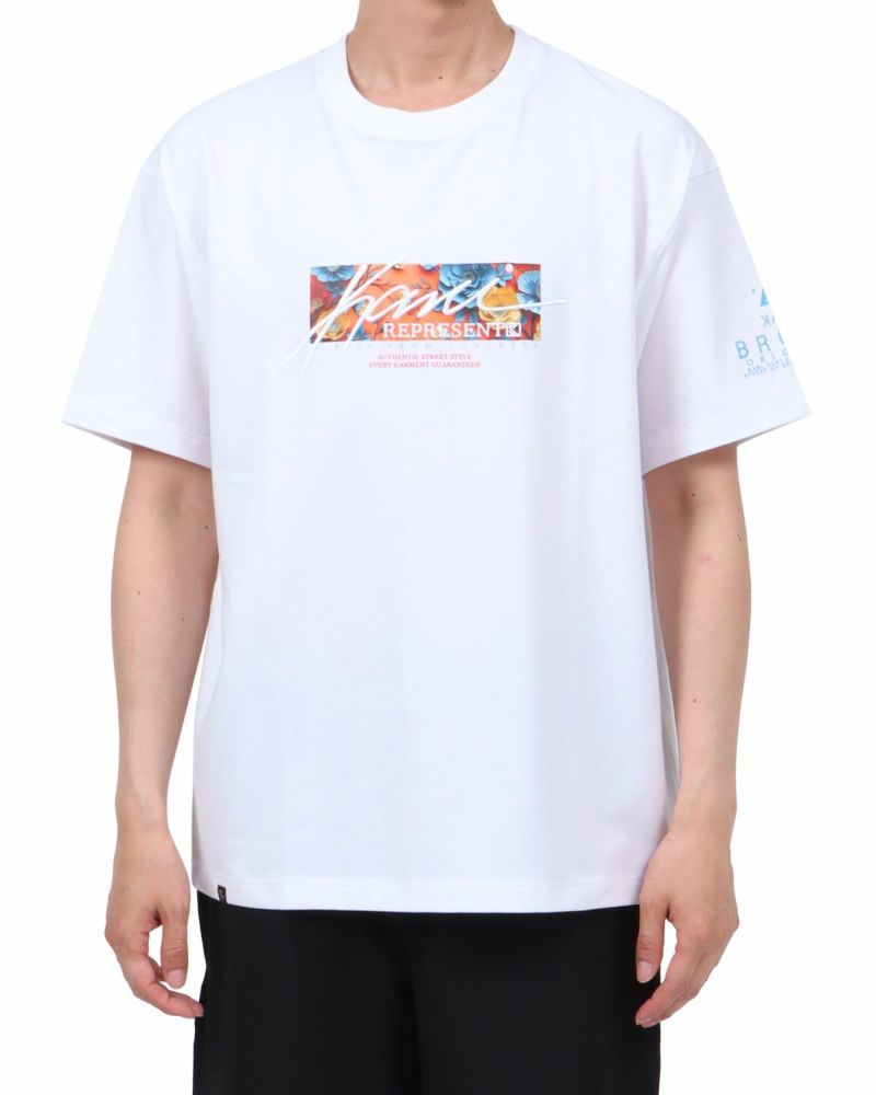 ホワイト：174cm62kg(Lサイズ着用)