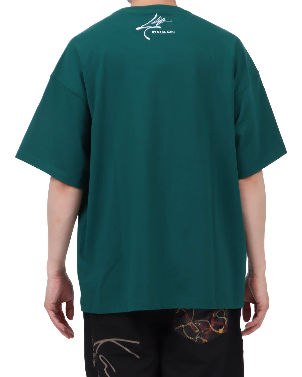 グリーン：174cm62kg(Lサイズ着用)