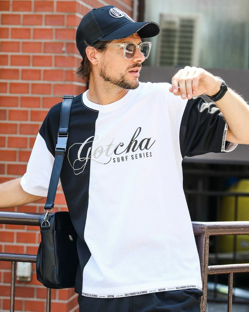 ホワイト：183cm/70kg(Lサイズ着用)