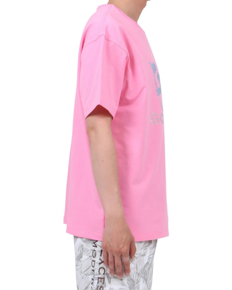 ピンク：174cm62kg(Lサイズ着用)