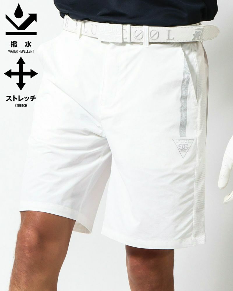 ホワイト：178cm/68kg(Lサイズ着用)