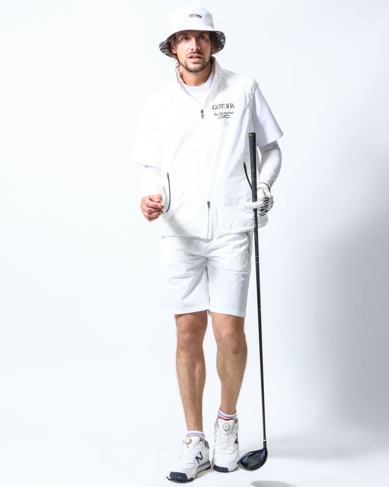 ホワイト：183cm/70kg(Lサイズ着用)