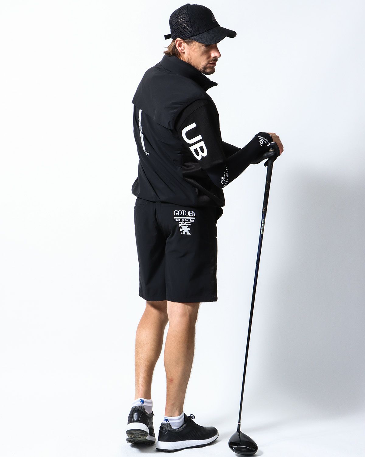 ブラック：183cm/70kg(Lサイズ着用)