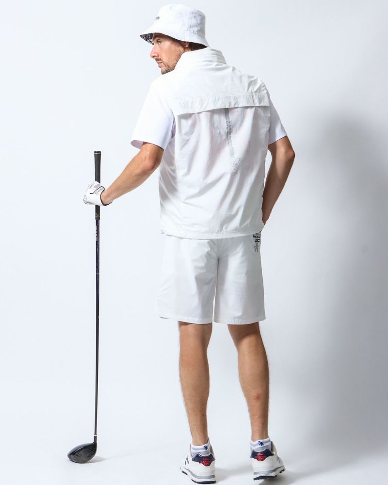 ホワイト：183cm/70kg(Lサイズ着用)