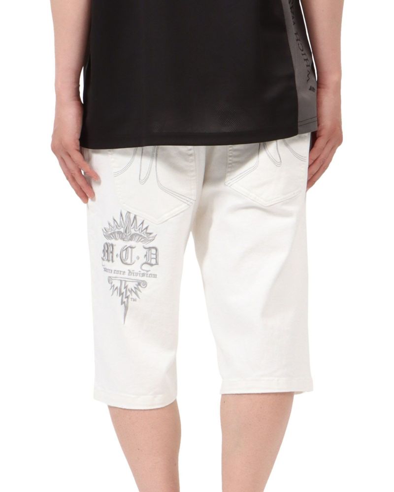 ホワイト：174cm62kg(Mサイズ着用)