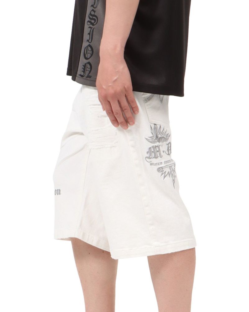 ホワイト：174cm62kg(Mサイズ着用)