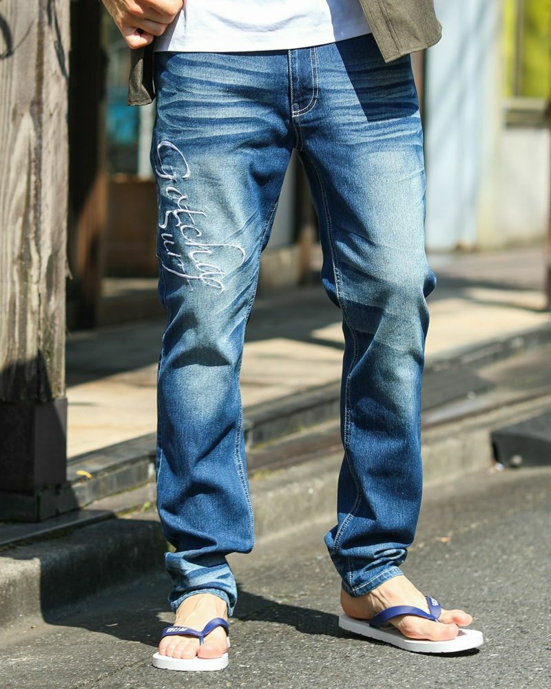 インディゴ：183cm/70kg(Lサイズ着用)