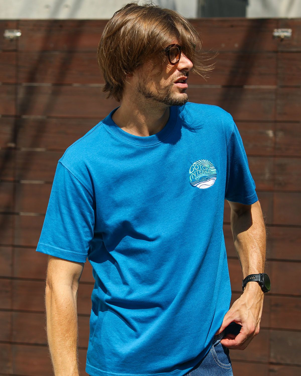 ブルー：183cm/70kg(Lサイズ着用)