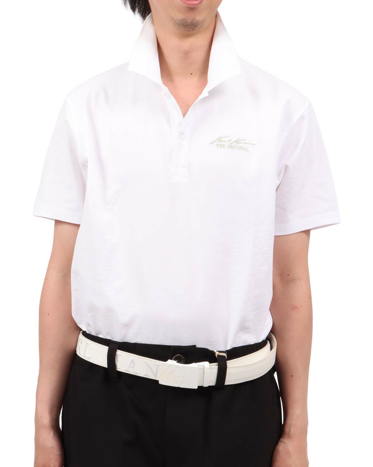 ホワイト：174cm62kg(Lサイズ着用)