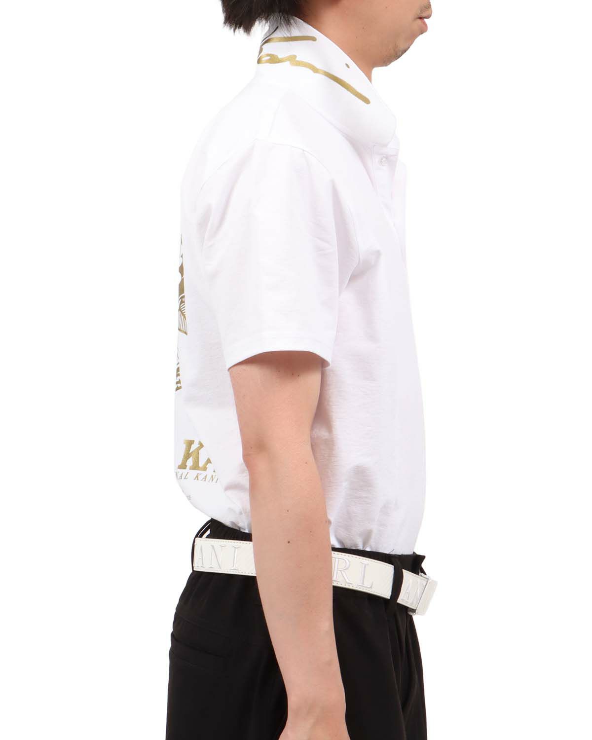 ホワイト：174cm62kg(Lサイズ着用)