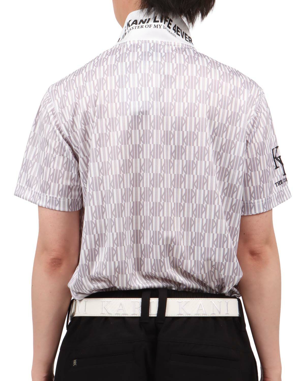 ホワイト：174cm62kg(Lサイズ着用)