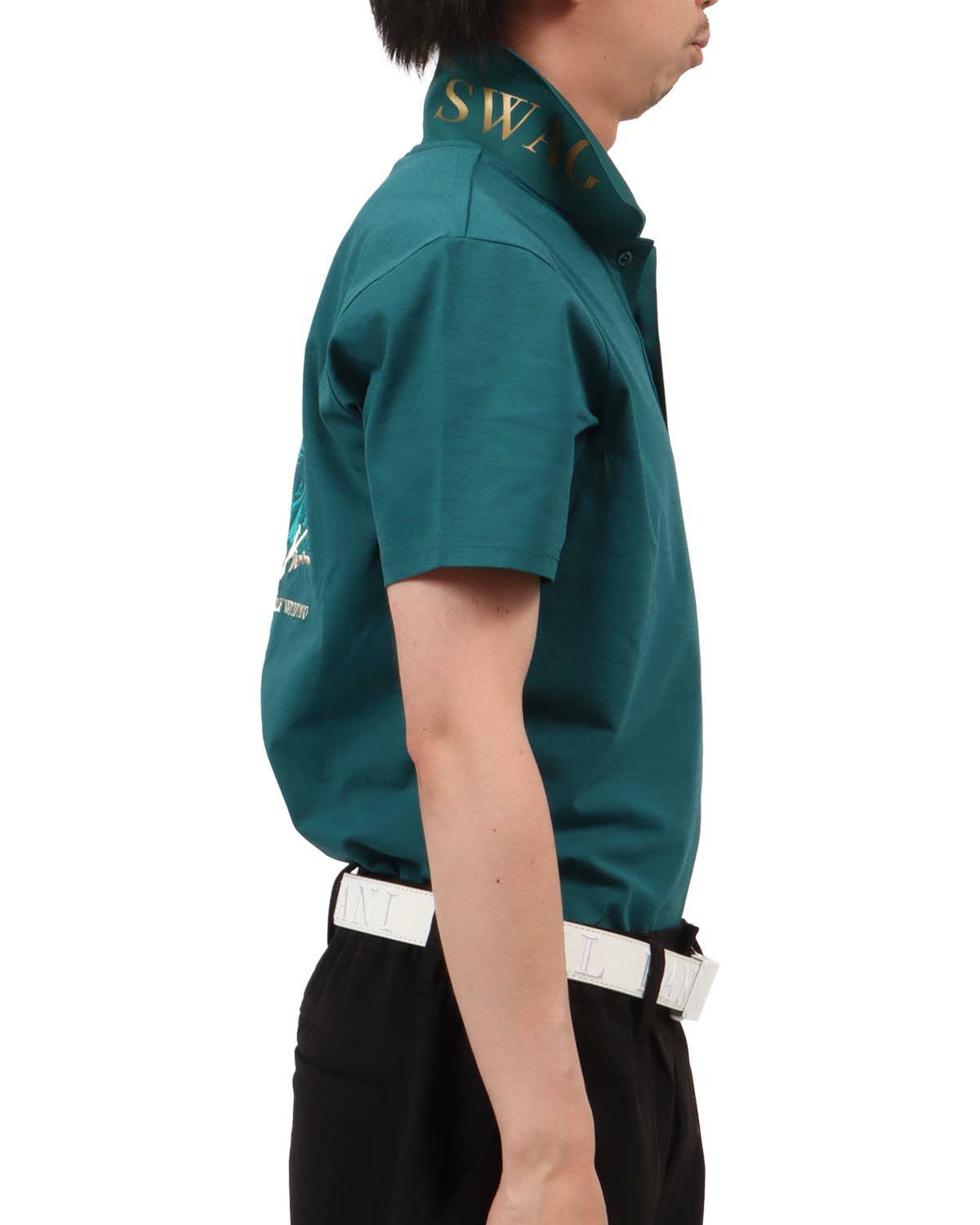 グリーン：174cm62kg(Lサイズ着用)