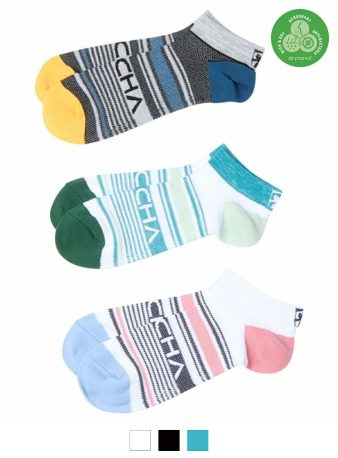 Wメッシュ ボーダー ソックス