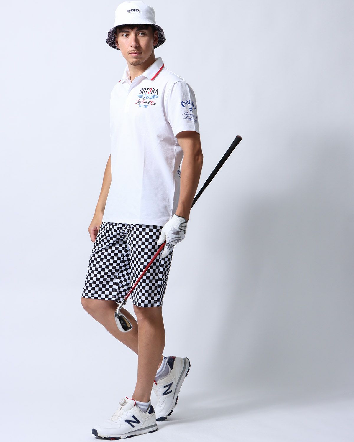 ホワイト：180cm/70kg(Mサイズ着用)