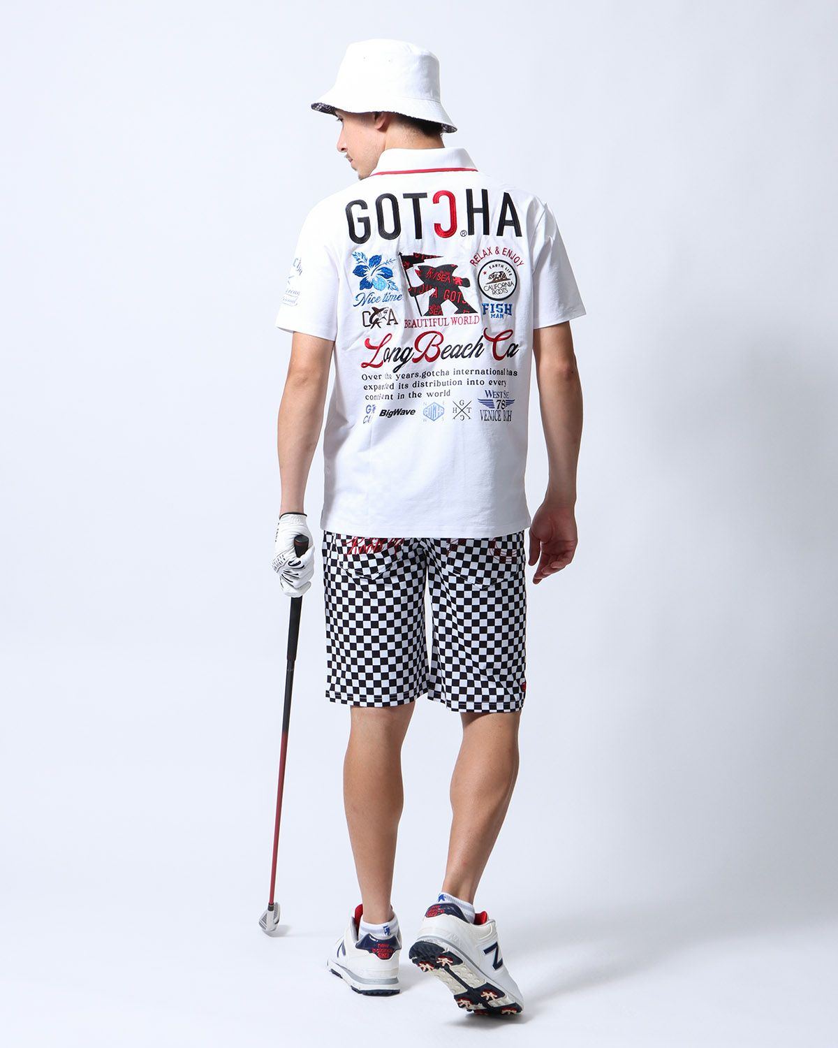 ホワイト：180cm/70kg(Mサイズ着用)