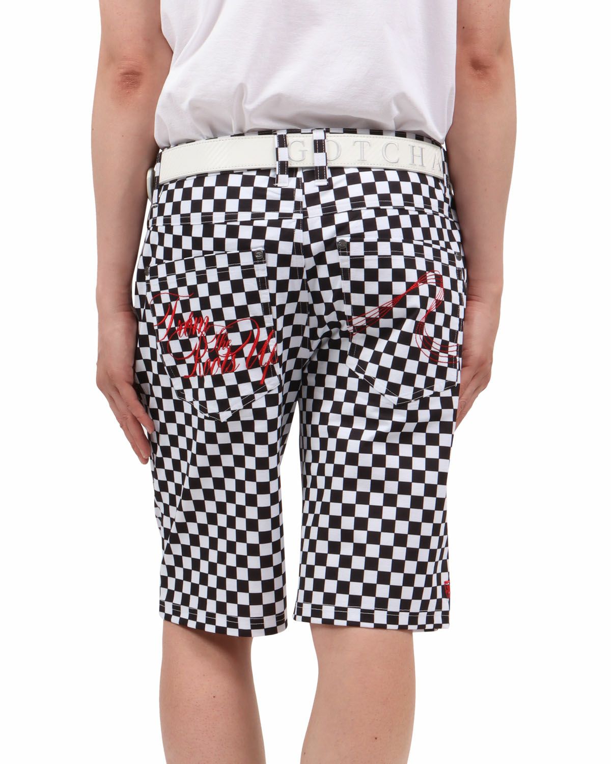 ホワイト：174cm62kg(Mサイズ着用)