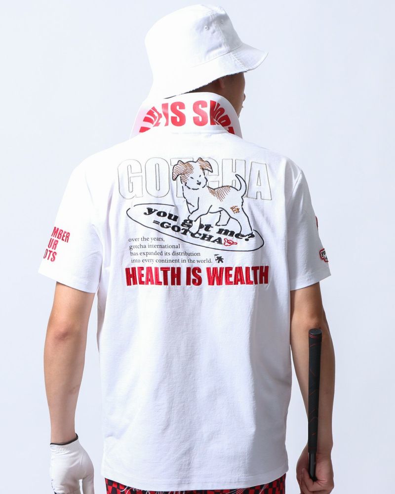 ホワイト：180cm/70kg(Lサイズ着用)