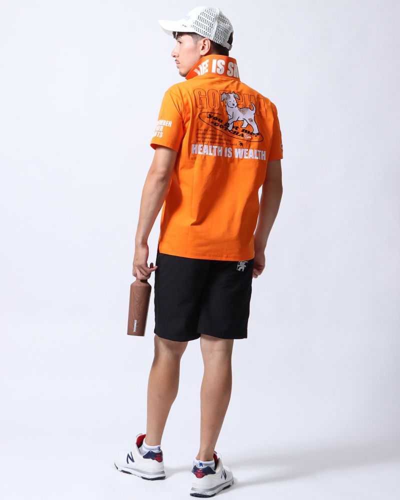 オレンジ：180cm/70kg(Lサイズ着用)