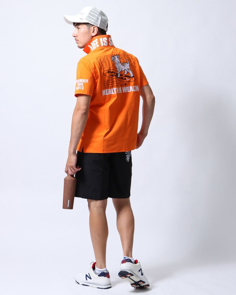 オレンジ：180cm/70kg(Lサイズ着用)