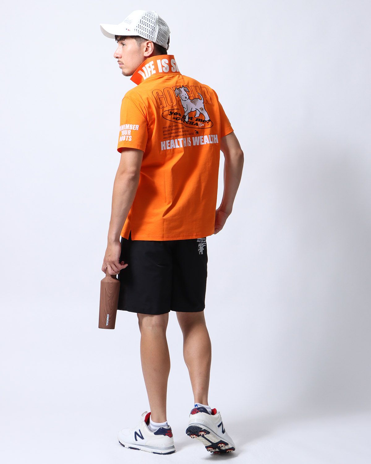 オレンジ：180cm/70kg(Lサイズ着用)