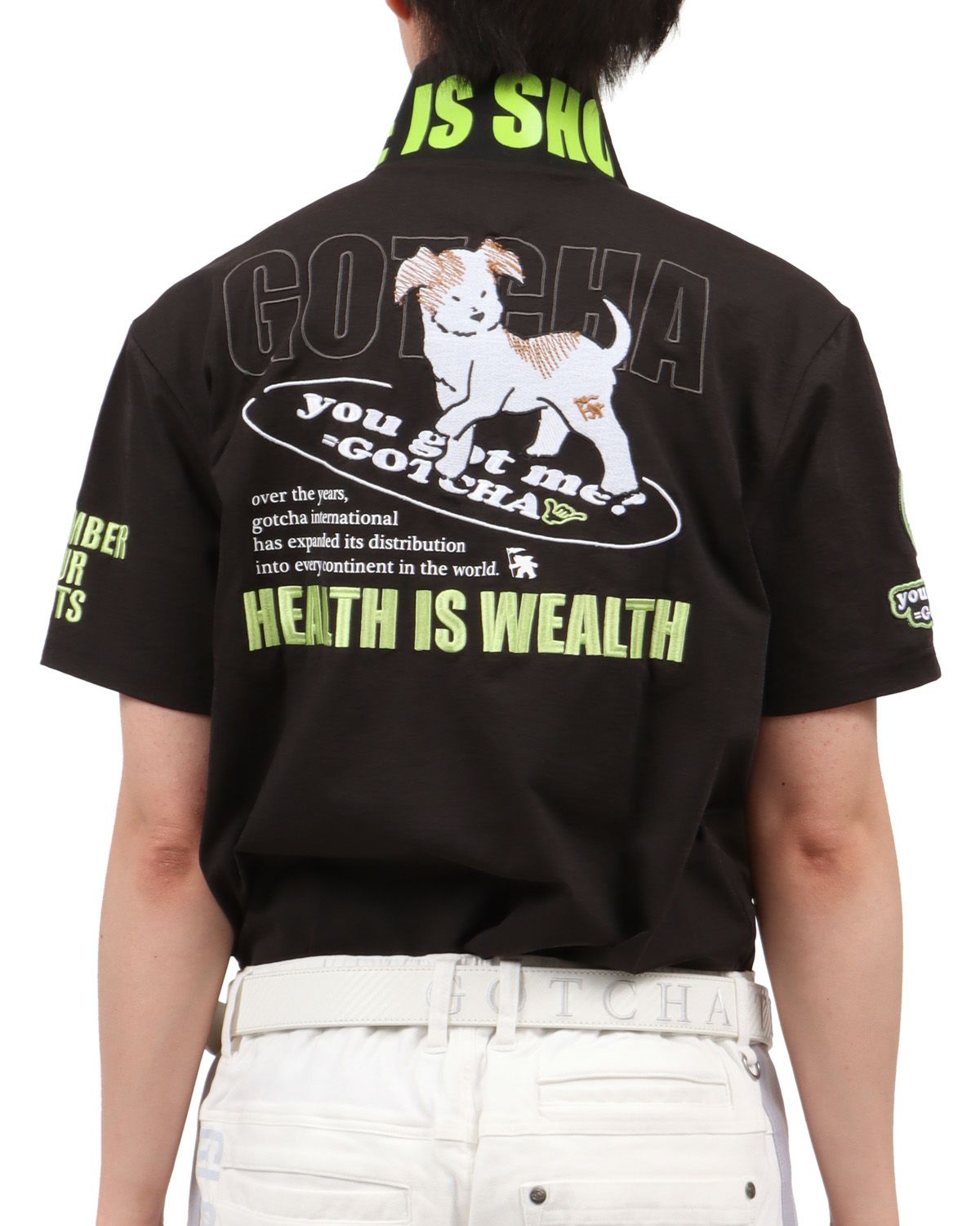 ブラック：174cm62kg(Lサイズ着用)