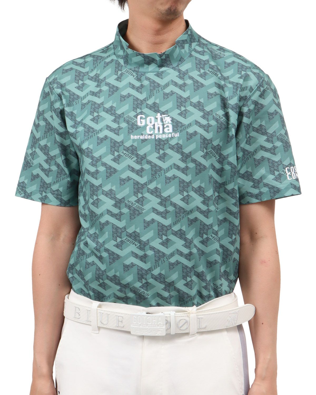 グリーン：174cm62kg(Lサイズ着用)