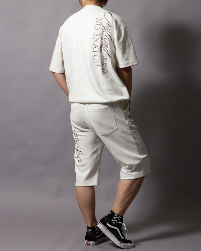 オフホワイト：178cm/75kg(Lサイズ着用)