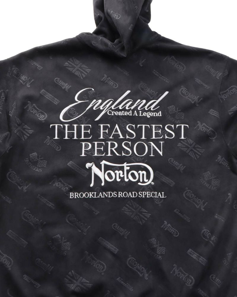 Norton] フェイクスウェード 6分袖 フルジップ パーカー | PEET ONLINE