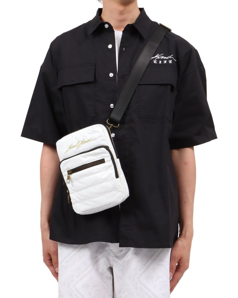 Karl Kani] シャイニング ナイロン ショルダーバッグ | PEET