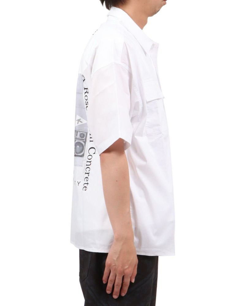 ホワイト：174cm62kg(Lサイズ着用)