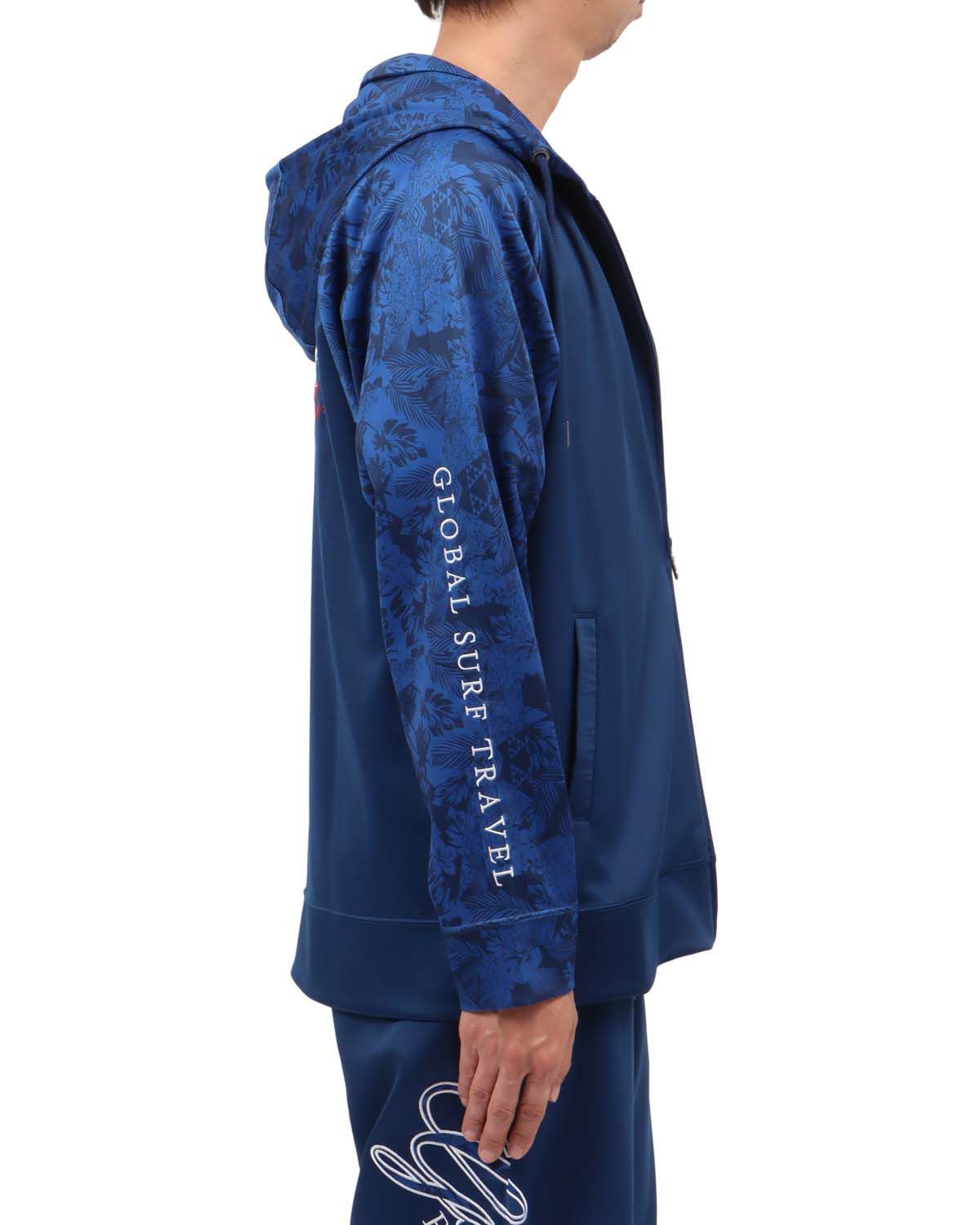 ネイビー：174cm62kg(Lサイズ着用)