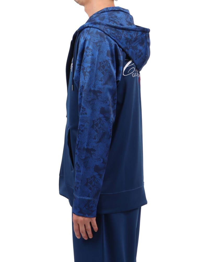 ネイビー：174cm62kg(Lサイズ着用)