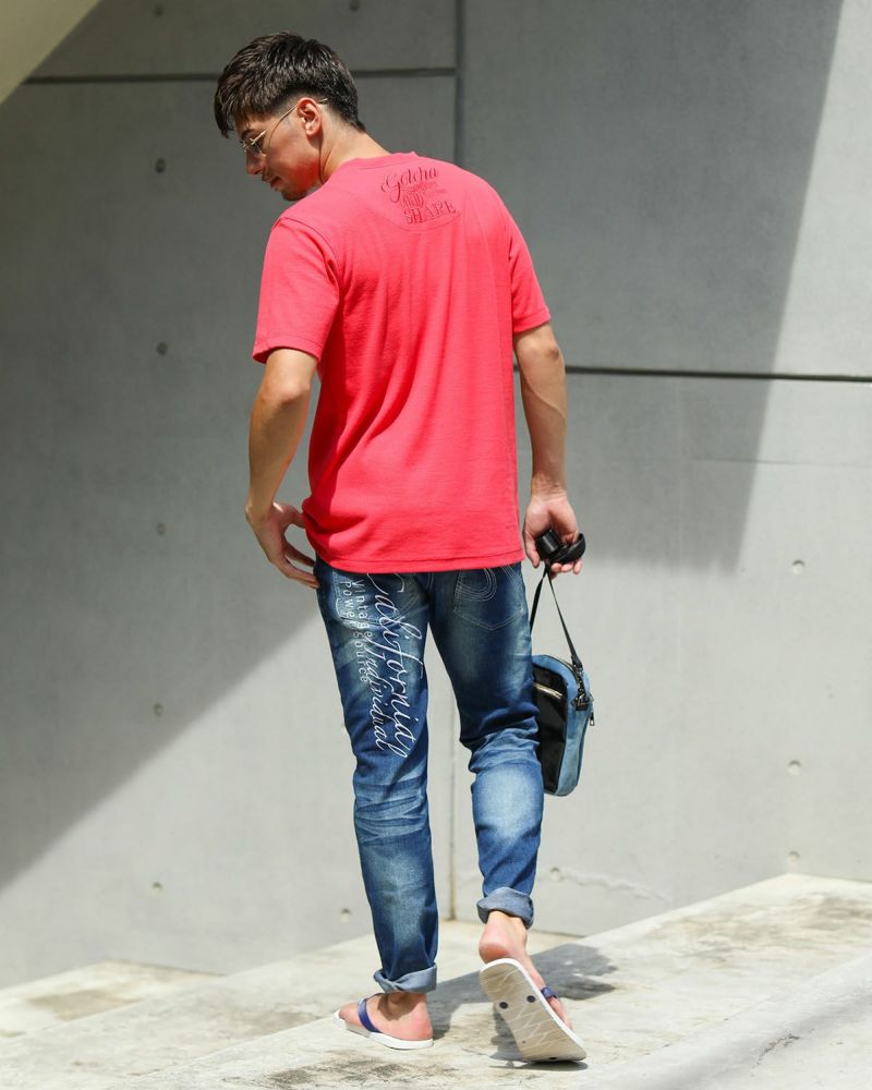 ピンク:180cm70kg(Lサイズ着用)