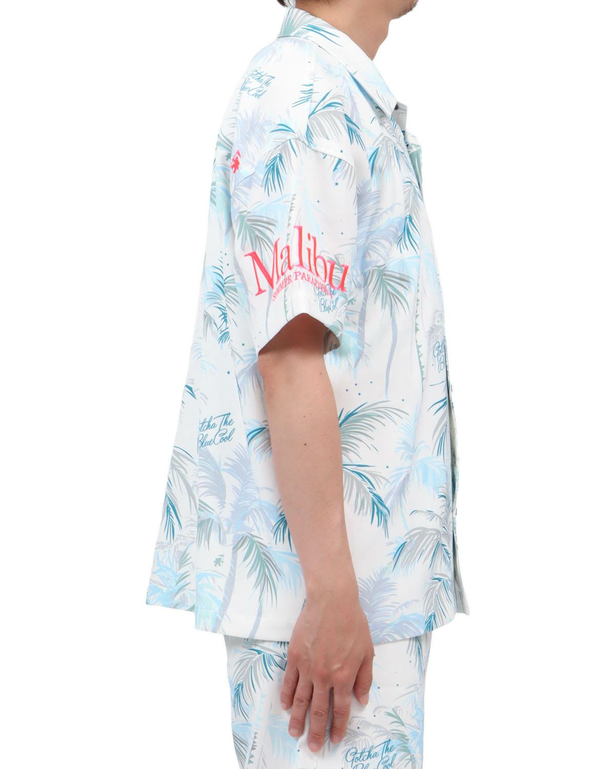 ホワイト：174cm62kg(Lサイズ着用)