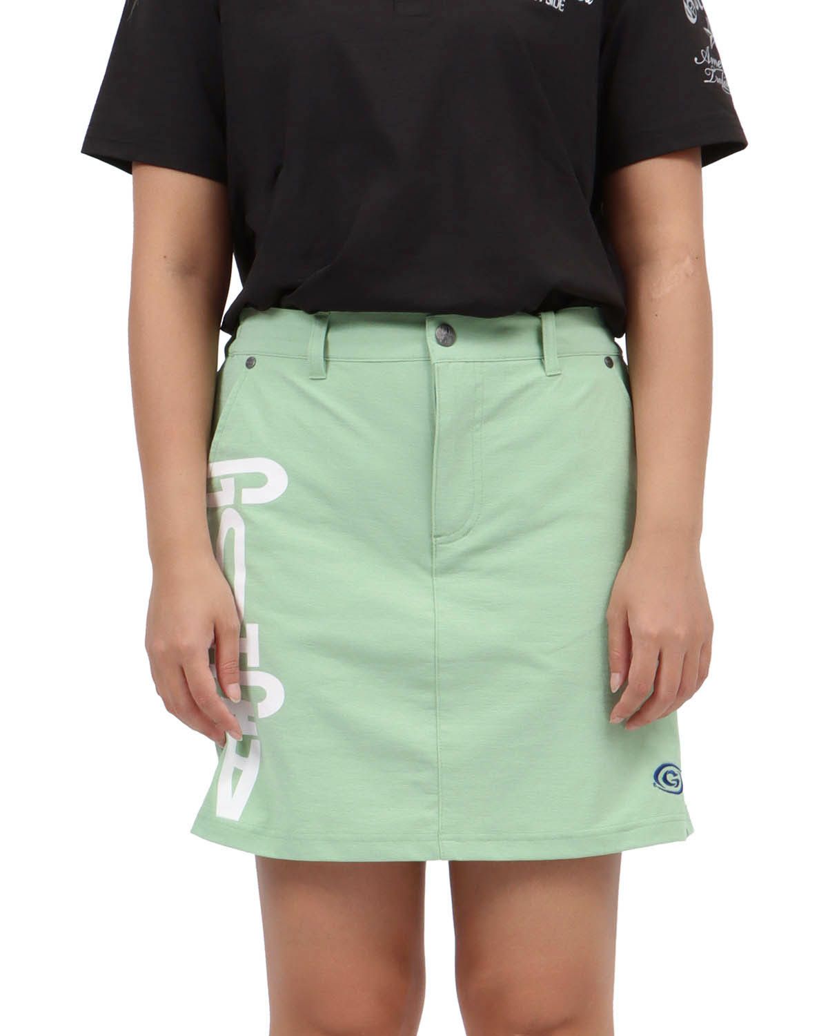 ミントグリーン：167cm(Lサイズ着用)