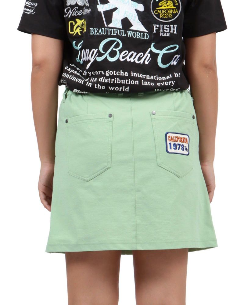 ミントグリーン：167cm(Lサイズ着用)