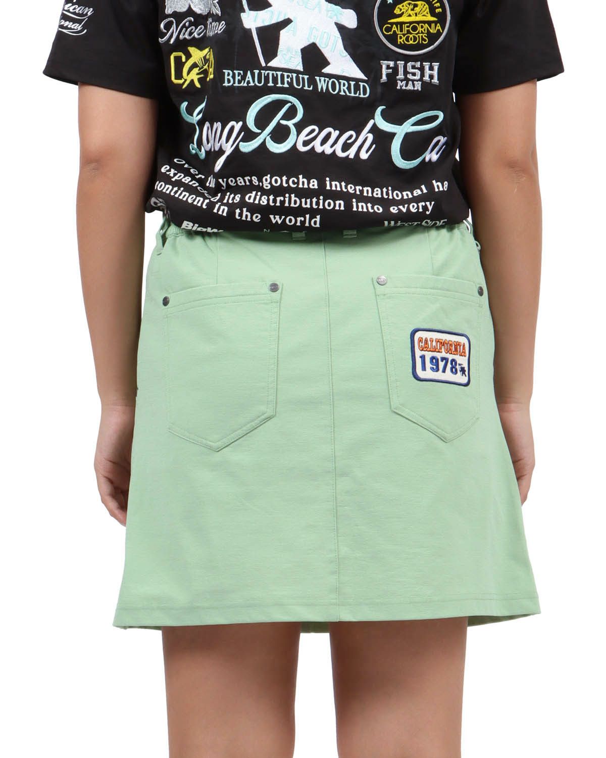 ミントグリーン：167cm(Lサイズ着用)