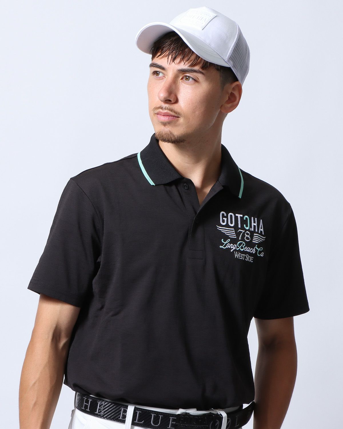 ブラック：180cm/70kg(Lサイズ着用)