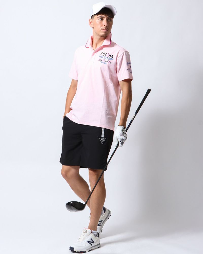 ベビーピンク：180cm/70kg(Lサイズ着用)