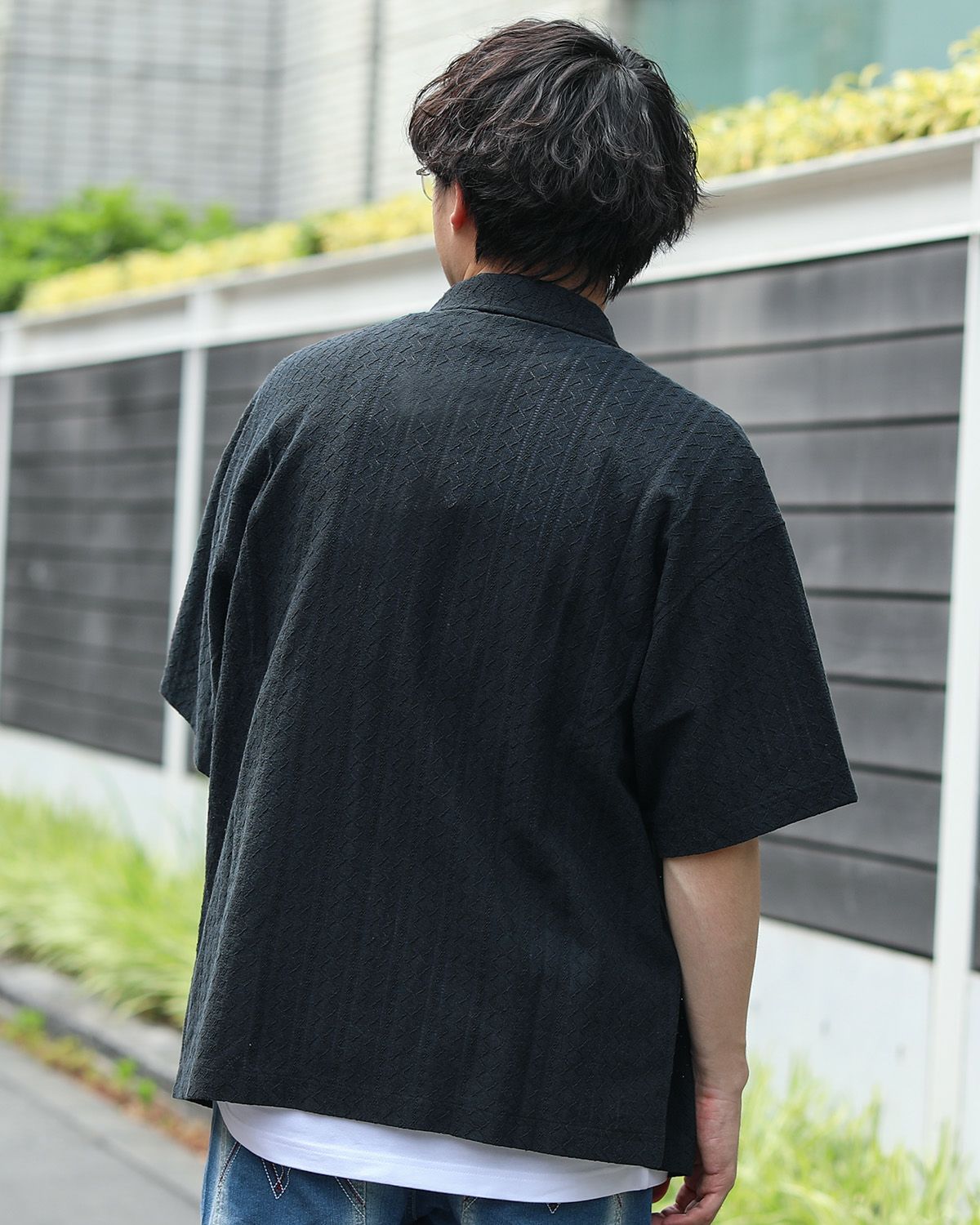 ブラック:173cm/63kg(Lサイズ着用)