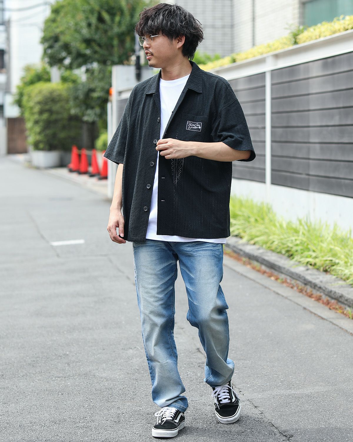 ブラック:173cm/63kg(Lサイズ着用)