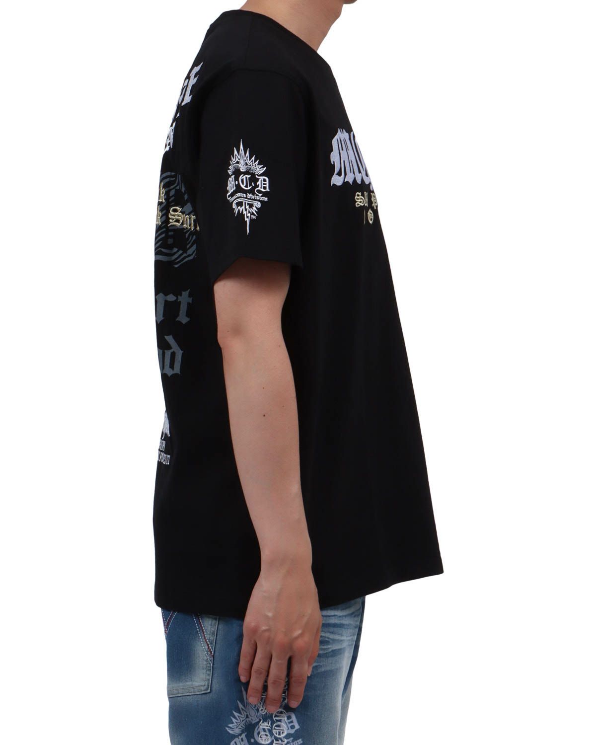 ブラック：174cm62kg(Lサイズ着用)