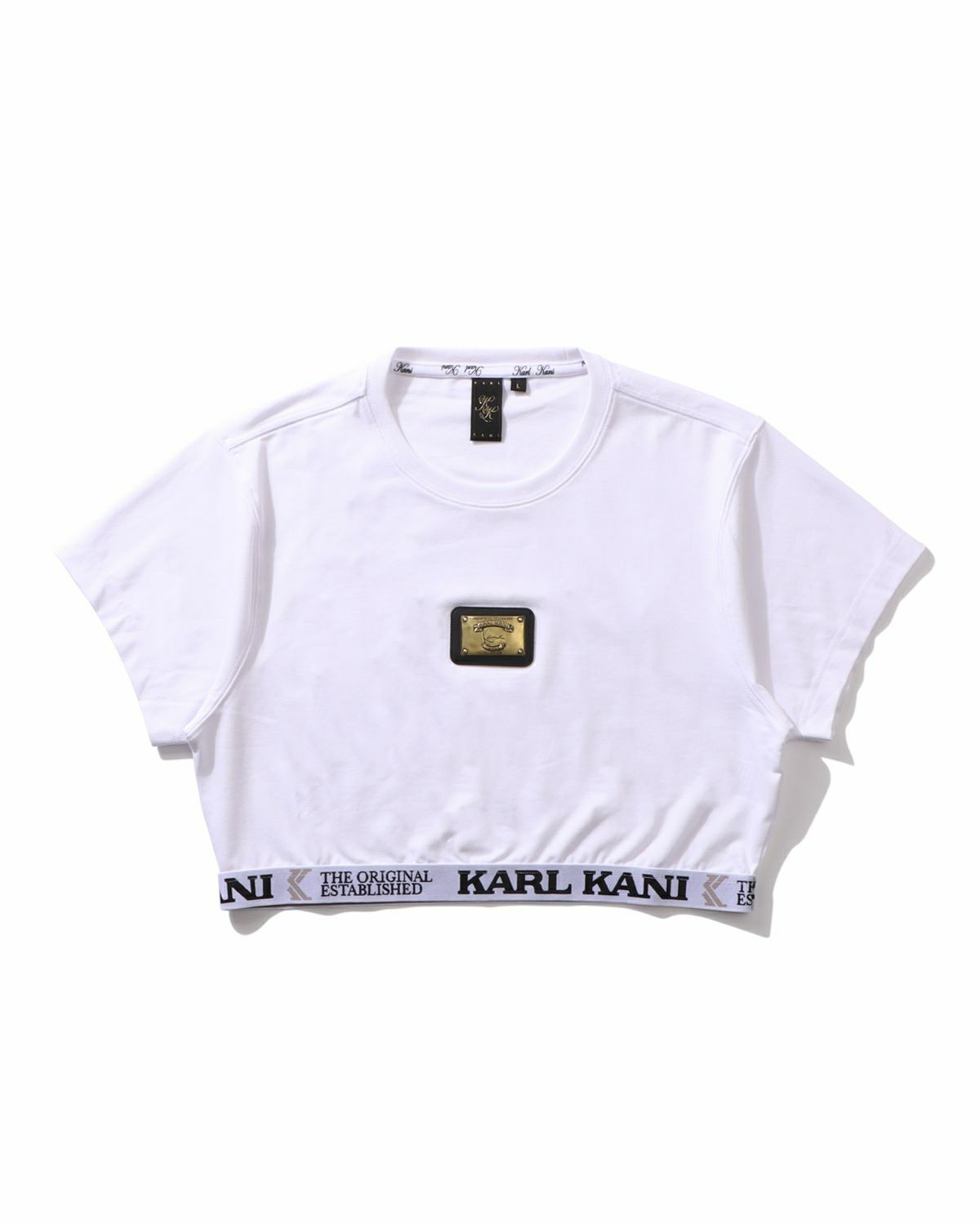 カールカナイ　新品　XL ホワイト ジップアップジャケット 楽天市場】KARL KANI（カラーホワイト）（コート・ジャケット