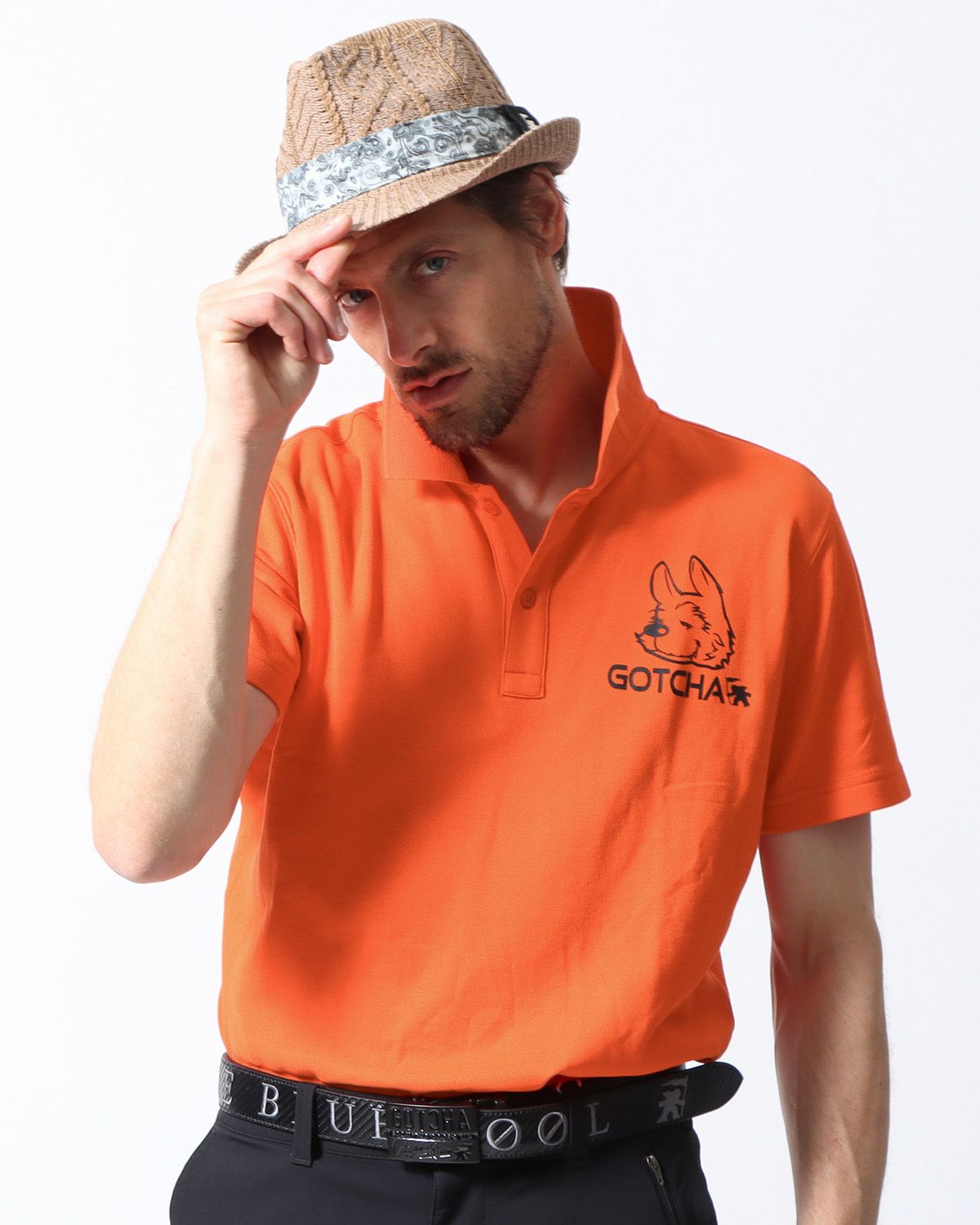 オレンジ：183cm/70kg(Lサイズ着用)