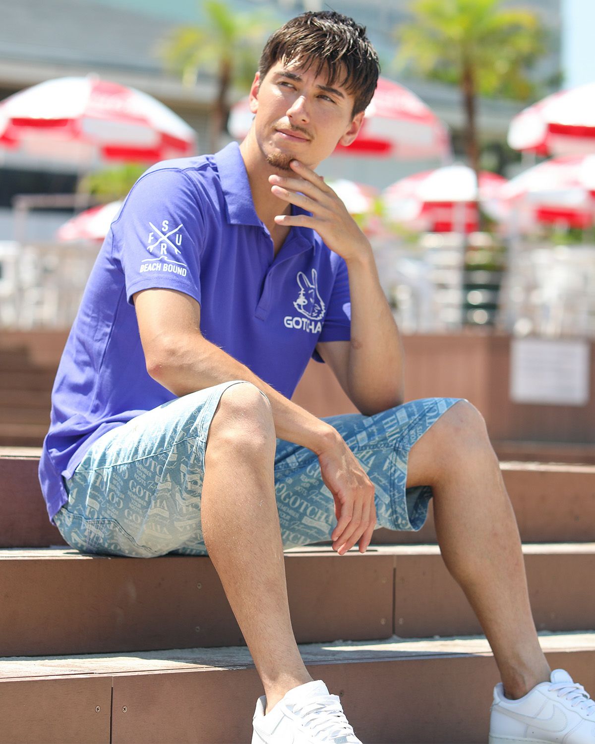 グレープ：180cm/70kg(Lサイズ着用)