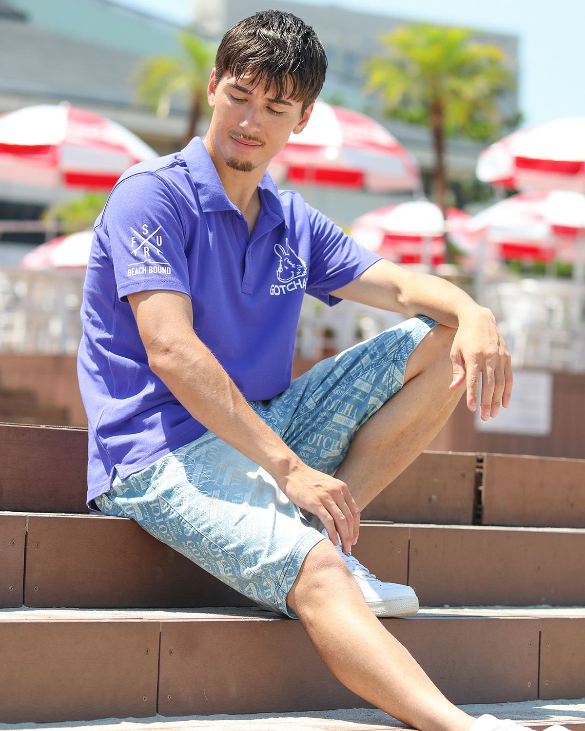 グレープ：180cm/70kg(Lサイズ着用)